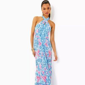 Lilly Pulitzer Montecito Halter Maxi Dress